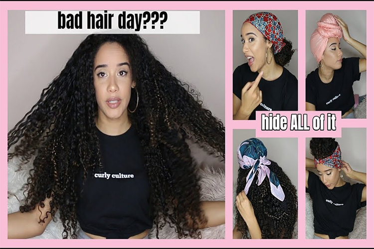 How to disguise a bad hair day.