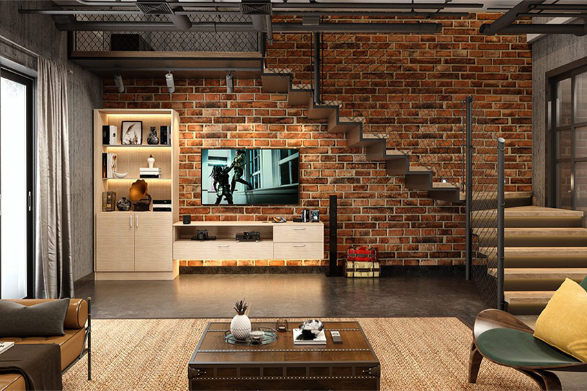 Maximizing Space: Clever Utilization of TV Sets Under the Stairs