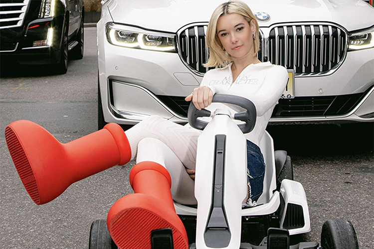 Why are these cartoonish Big Red Boots taking the fashion world by storm?